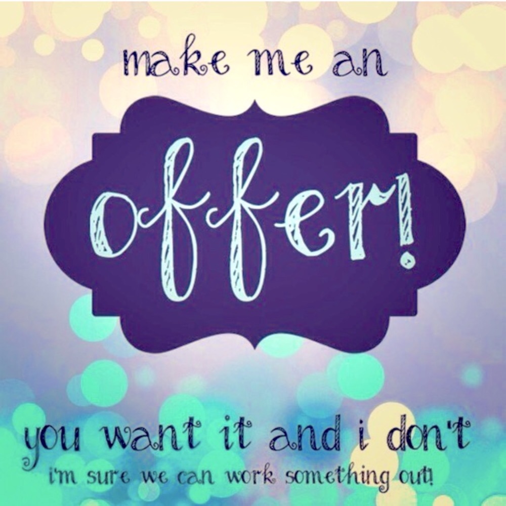 ALL REASONABLE OFFERS WELCOME!